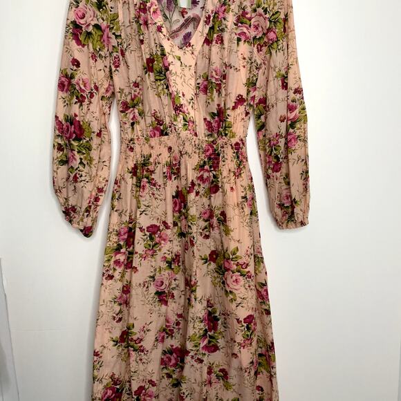 Aratta Silent Journey Softness Antique Rose Maxi Dress Womens Pink Medium - Picture 5 of 16